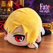 Fate/Stay Night Heaven’s Feel Gilgamesh Mega Jumbo Nesoberi 20” Plush Anime SEGA picture
