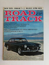 Road & Track August 1962 Hillman Super Minx - Ferrari 250 - Porsche - 723 picture