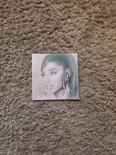 Ariana Grande Signed CD REPRINT Positions Full Signature picture