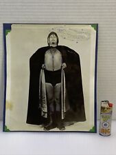 Vintage 1950s Halloween B&W Snapshot Photo Creepy Costume Dracula Gay Vampire picture