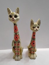 Vintage Mancioli Italian Handpainted pair 16inches 13inches picture