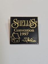 Shelia's Collectibles 1997 Convention Lapel Pin Black & Gold Colors picture