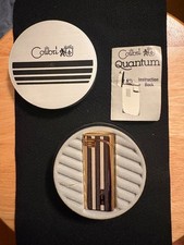 Engraved Vintage Colibri Quantum Flameless Lighter Japan 73000 NOS Original Case picture