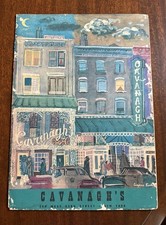 Vintage 1954 Cavanagh Restaurant Menu With Famous Cover Artist picture