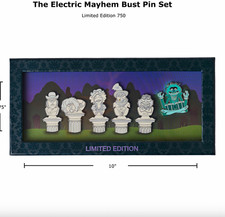 WDI MOG Disney Muppets Haunted Mansion Electric Mayhem Bust Pin Set LE 750 picture