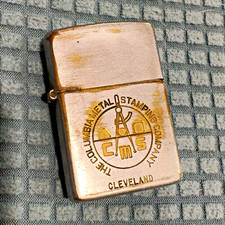 Vintage 1940s Zippo 3 Barrel PAT 2032695 Columbian Metal Stamping Cleveland Adve picture