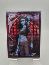 2026 Topps Chrome Star Wars Aayla Secura #170 Geometric Red 1/5 picture