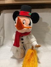 Mickey Mouse 16” Plush Snowman Winter Figure Made Exclusively For Walt Disney picture