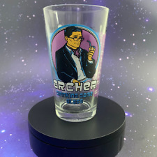 Archer Complete Season 1 - 14 16oz Drinking Game Buddy Glass picture