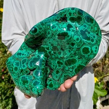 3.74LB TOP Natural Malachite crystal quartz Mineral specimen Reiki gem picture