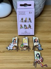 Loungefly Disney Princess Sidekicks Painting Blind Box Enamel Pin - You Choose picture