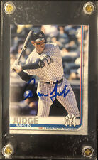 Aaron Judge signed autographed baseball card picture