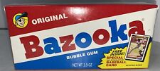 VTG Original 1991 Bazooka Joe Bubble Gum Factory Sealed Box W/Topps Intro Card picture