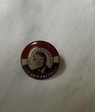 Jimmy Carter Our 39th President 1977 UAW Convention Enamel Metal 1” Lapel Pin picture