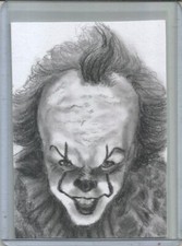 Pennywise -It Chapter One & Two- Bill Skarsgård 1/1 Masterpiece Art Sketch Card picture