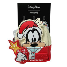 Disney Parks Goofy Loungefly Holiday Mini Backpack Bag Charm Keychain picture