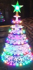 LED RGB Lighted Animated Christmas Tree WIFI enabled control from pc or smartph picture