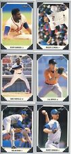 1991 LEAF ASSORTED HOF & STAR PLAYERS-UNGRADED,ALL NR-MT-MINT picture