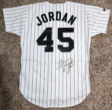 Michael Jordan Autographed Signed #45 Russell Athletic White Sox Jersey picture
