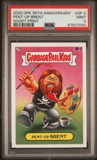 2020 Garbage Pail Kids 35th Anni PENT-UP BRENT SP-2 Short Print PSA 9 POP-1 gpk picture