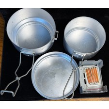 Vintage Swiss Military Mess Kit: Aluminum Pots picture
