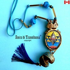 kabala talisman necklace jewels pendant hebrew amulet zohar kabbalah jewish rare picture