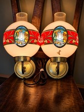 Vintage Rare NOS Pair of 1979 Coors Sconce Lights WORKS picture