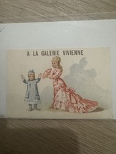 Vintage Card – A La Galerie Vivienne Advertising Card (France, Late 1800s) picture
