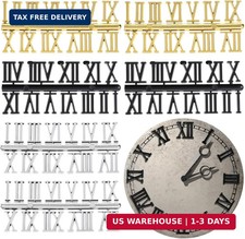6 Sets Clock Numerals Kit, Roman Numbers DIY Digital Clock Number Wall Clock's H picture