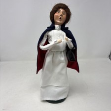 Vintage 1998 Byers Choice Ltd. Retired The Carolers Blond Nurse with Dr. Bag picture