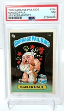 1985 Topps Garbage Pail Kids Series 1 - #15b Mauled Paul - PSA 7 NM picture