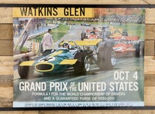 Vintage 1970 Watkins Glen Grand Prix of the United States Michael Turner Poster picture
