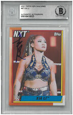 Xia Li Signed Auto Slabbed WWE 2021 Topps Heritage Card BAS Beckett picture