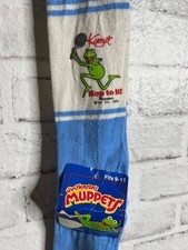 Vintage 1980s Muppets Kermit tennis socks deadstock new picture