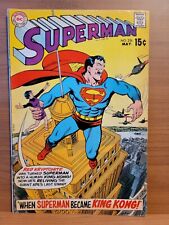 Superman #226 GD DC 1970 When Superman Became King Kong picture