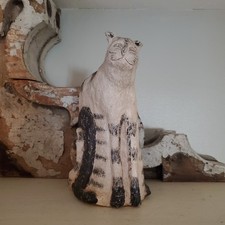Johanna Parker Primitives by Kathy Cat figurine decor 8 inches picture
