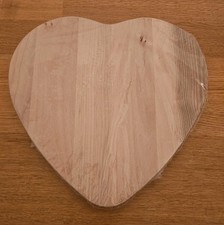 Longaberger Woodcrafts Heart Shaped Maple Wood Cutting Board picture