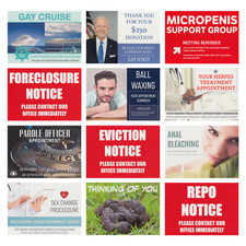 Variety Pack Prank Postcards 12 Different Prank Postcards Pranks Practical Jokes picture