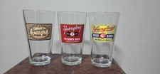 RARE Vintage Yuengling Cream Ale Pilsener and Bock Lager Pint Beer Glasses picture
