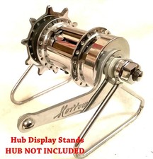 new vintage bicycle HUB STAND set of 2 dealer display New Departure Morrow picture