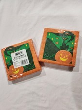 Vintage 2013 Halloween Napkins NOS Lot of 2 Packs, 28 in Each- 56 Total - 2-Ply picture