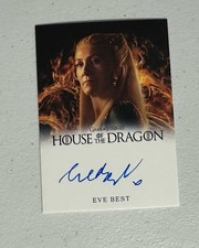 EVE BEST House Of The Dragon Game Of Thrones Autograph Auto Fire RHAENYS picture