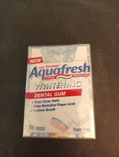Rare Aquafresh Sealed Whitening Dental Gum Great For Anybody's Collection New picture