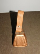 VINTAGE SOUVENIR LAKE PLACID NY COW BELL picture
