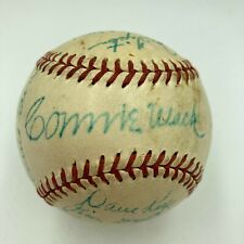 1950 Philadelphia A's Athletics Team Signed American League Baseball JSA COA picture