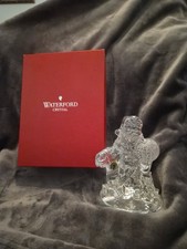 Waterford Crystal Santa’s Season The List, 1st Edition New In Box 7” Tall picture