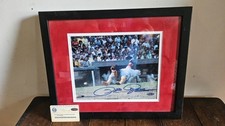 Autographed Pete Rose Cincinnati Reds Photo MLB Baseball STEINER COA HOLO CARD picture