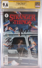 π©Έπ SIGNED MAYA HAWKE + NOAH SCHNAPP CGC 9.6 NM+ STRANGER THINGS SIX #1 NETFLIX picture