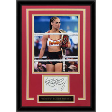 Ronda Rousey Autographed WWE Wrestling 8x10 Photo 
