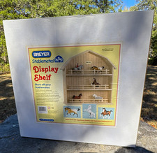 Breyer Stablemates Wood Barn Style Display Shelf for Model Horses 2002 picture